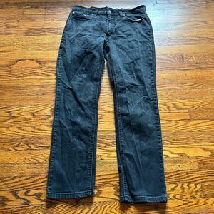 Levi's 541 Athletic Taper Fit Jeans Men's W33 L32 Black Denim Good Condition